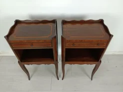 Pamono Antique Marquetry Bedside Tables, 1890s, Set of 2 Sale