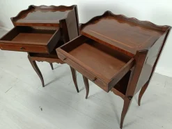 Pamono Antique Marquetry Bedside Tables, 1890s, Set of 2 Sale