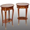 Pamono Antique Napoleon III Bedside Tables in Exotic Fine Woods, France, 19th Century, Set of 2