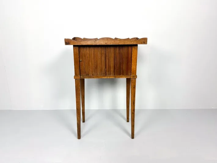 Pamono Antique Nightstand with Roller Door, 19th Century Discount