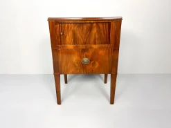 Pamono Antique Nightstand with Roller Door, 19th Century Clearance