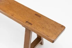 Pamono Antique Oak Bench, 1900s Sale