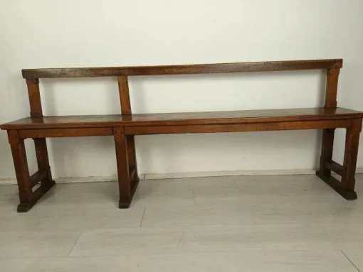 Pamono Antique Oak Church Bench Discount