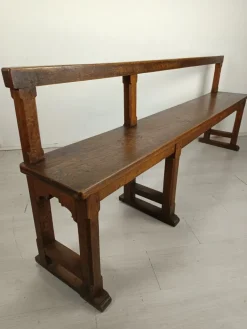 Pamono Antique Oak Church Bench Discount
