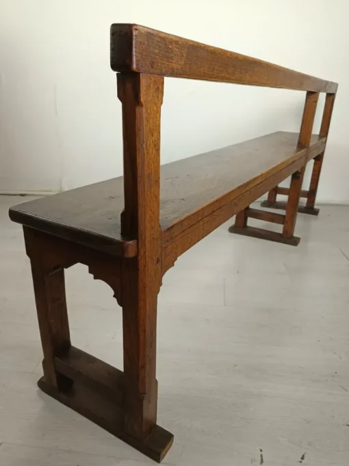 Pamono Antique Oak Church Bench Discount