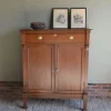 Pamono Antique Oak Empire Girls Wardrobe Clearance