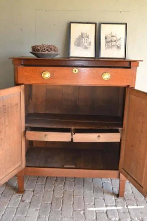 Pamono Antique Oak Empire Girls Wardrobe Clearance