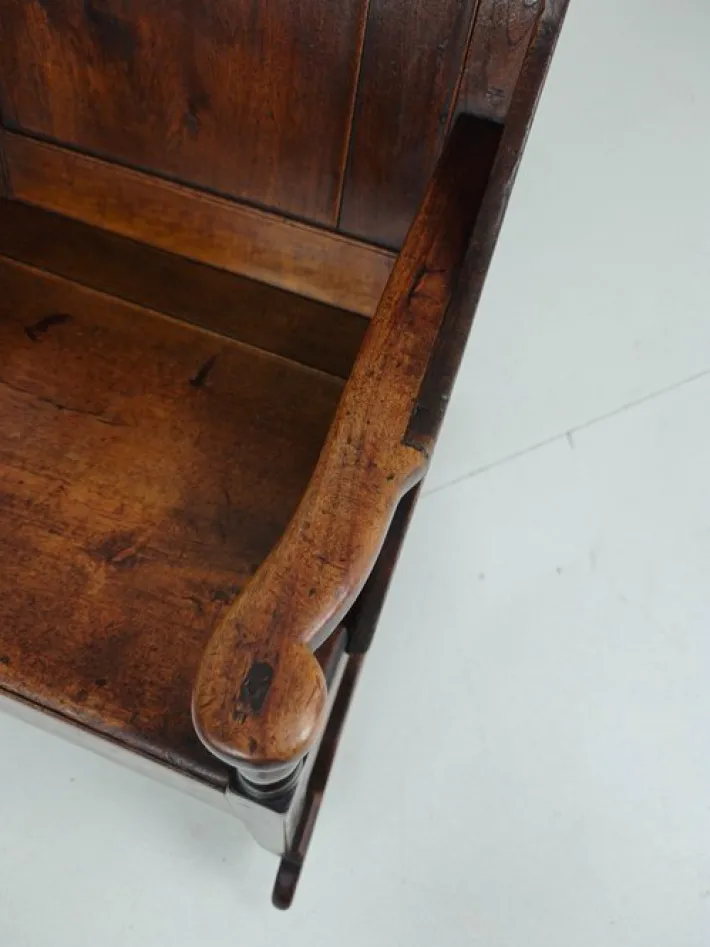 Pamono Antique Oak Lambing Rocking Chair, 1800s New