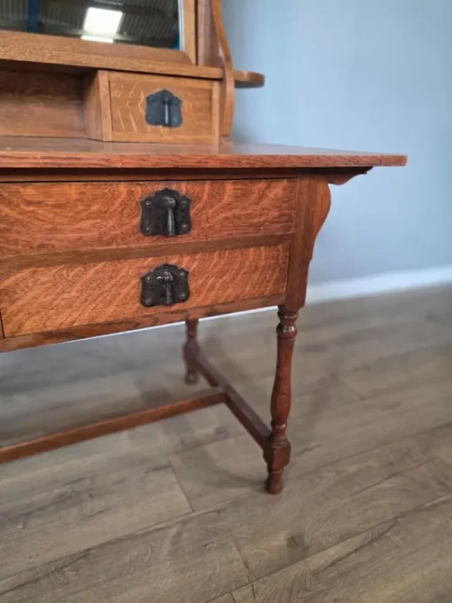 Pamono Antique Oak Newlyn Dressing Table from Heals of London Clearance