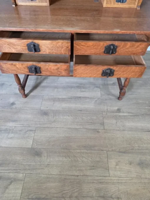 Pamono Antique Oak Newlyn Dressing Table from Heals of London Clearance