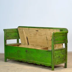 Pamono Antique Pine Bench, 1920s New