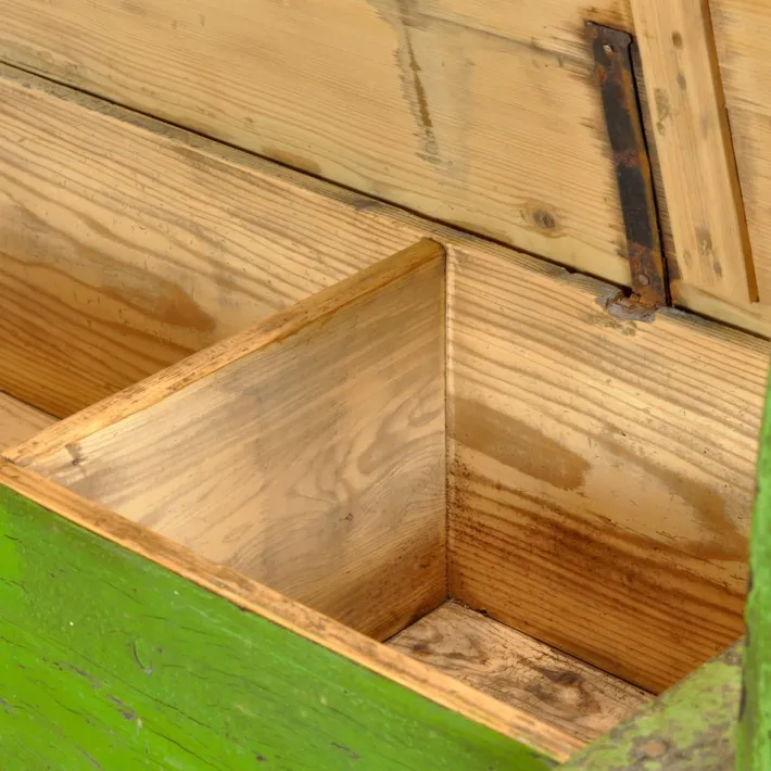 Pamono Antique Pine Bench, 1920s New