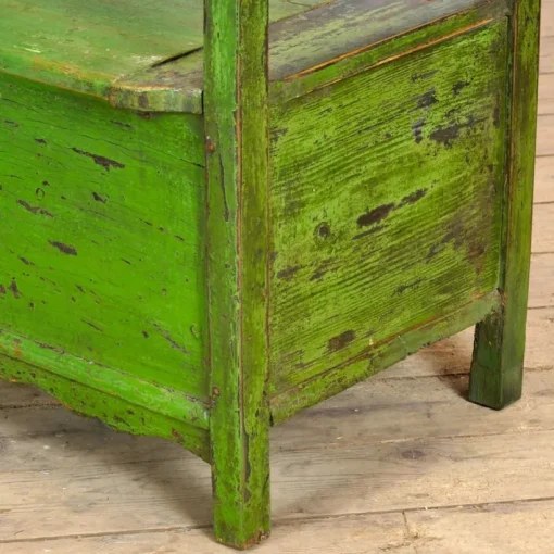 Pamono Antique Pine Bench, 1920s New