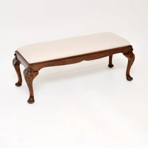 Pamono Antique Queen Anne Style Bench, 1900 Best