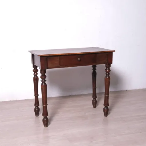 Pamono Antique Rectangular Writing Desk with Drawer, 1890s Outlet