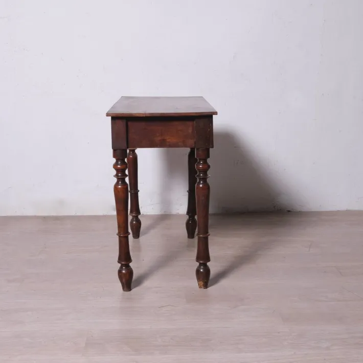 Pamono Antique Rectangular Writing Desk with Drawer, 1890s Outlet