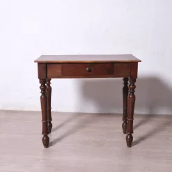 Pamono Antique Rectangular Writing Desk with Drawer, 1890s Outlet