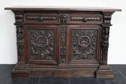 Pamono Antique Renaissance Style Carved Sideboard Best