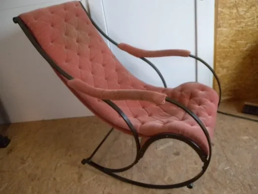 Pamono Antique Rocking Chair by Peter Cooper for R.W. Winfield, 1880s