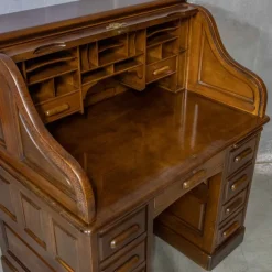Pamono Antique Roll Top Desk, 1890s Hot