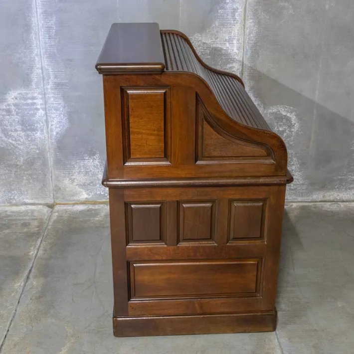Pamono Antique Roll Top Desk, 1890s Hot