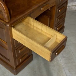Pamono Antique Roll Top Desk, 1890s Hot