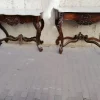 Pamono Antique Rosewood Console Tables, Set of 2
