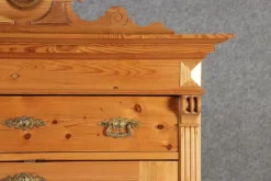 Pamono Antique Secretaire in Softwood, 1880 Outlet