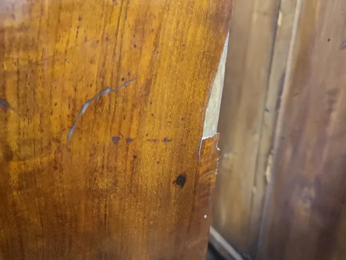 Pamono Antique Secretaire with Drop-Leaf Top Drawer and Internal Drawers in Briar Root, 1890 Clearance