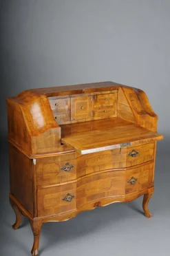 Pamono Antique Slanted Flap Secretary in Walnut Veneer New