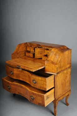 Pamono Antique Slanted Flap Secretary in Walnut Veneer New