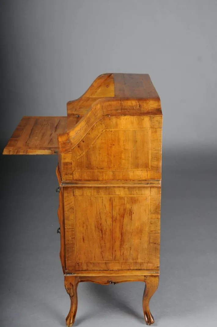 Pamono Antique Slanted Flap Secretary in Walnut Veneer New