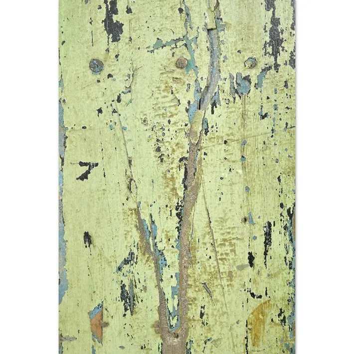 Pamono Antique Solid Wood Wall Display Case with Green Patina Outlet