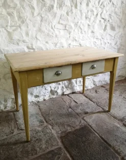 Pamono Antique Spanish Pine Kitchen Table, 1880 Online