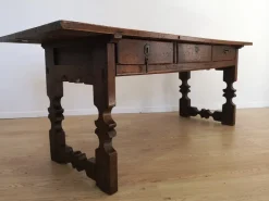 Pamono Antique Spanish Walnut Writing Table, 1700 Hot
