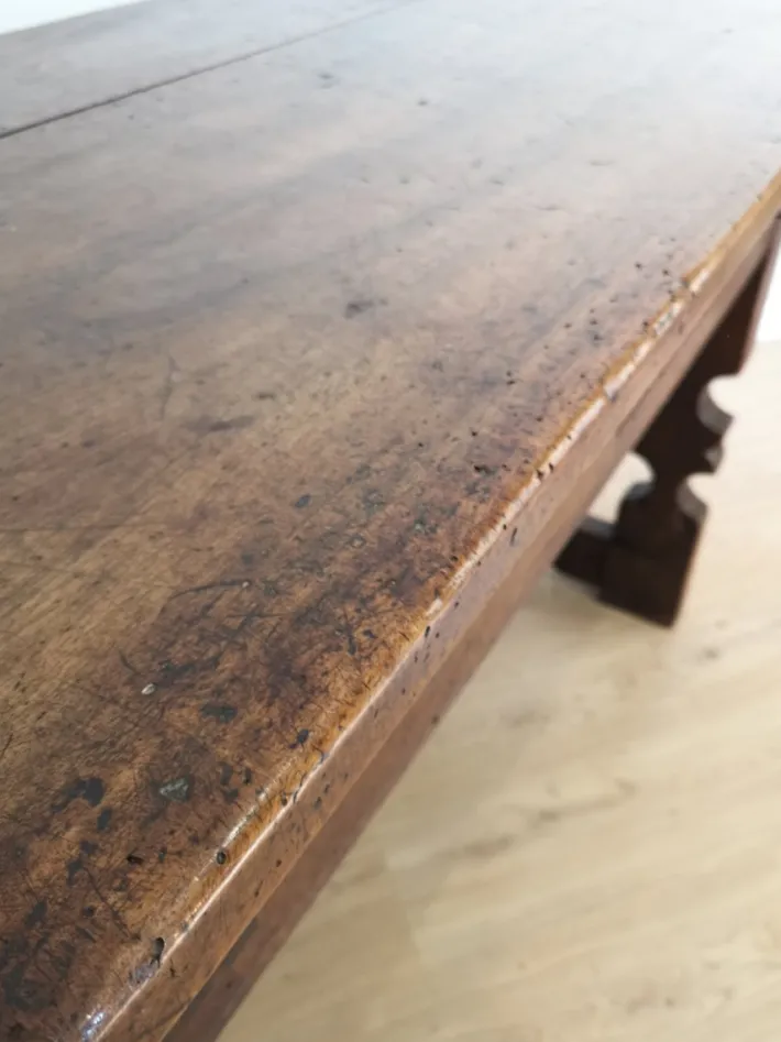 Pamono Antique Spanish Walnut Writing Table, 1700 Hot