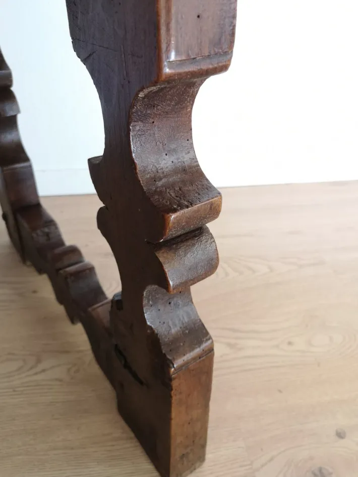 Pamono Antique Spanish Walnut Writing Table, 1700 Hot