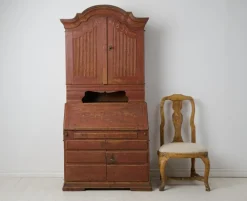 Pamono Antique Swedish Rococo and Gustavian Style Secretary Cabinet Best