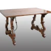Pamono Antique Table in Solid Walnut, Naples, Early 18th Century
