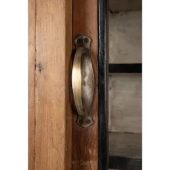 Pamono Antique Teak Bookcase with Patina Clearance