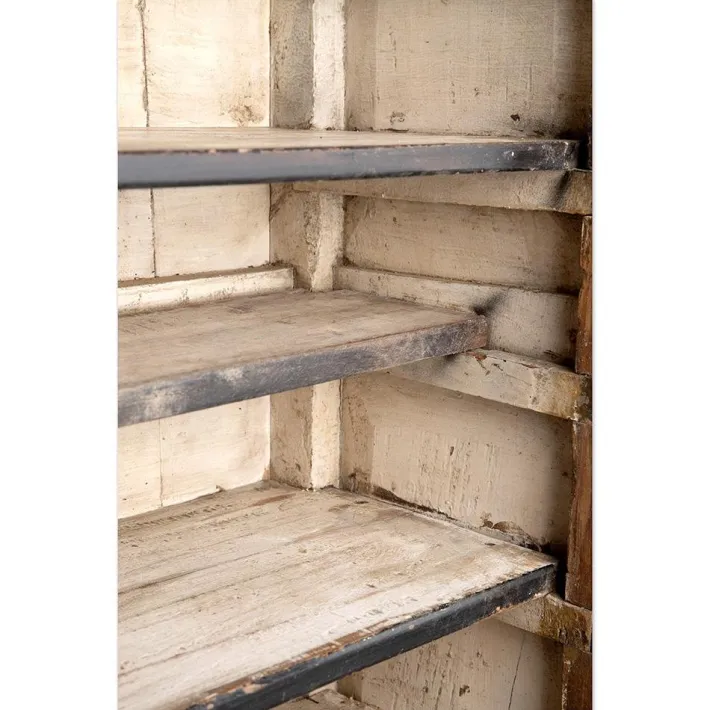 Pamono Antique Teak Bookcase with Patina Clearance