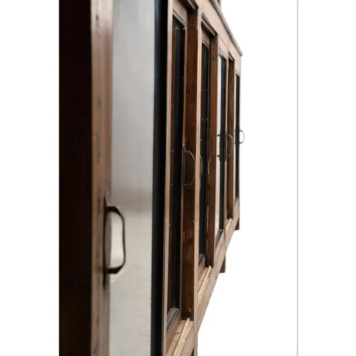 Pamono Antique Teak Bookcase with Patina Clearance