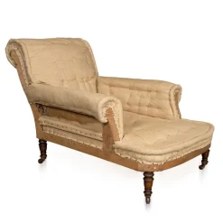 Pamono Antique 19th Century Victorian Chaise Longue, 1870s Sale