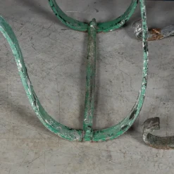 Pamono Antique 19th Century Victorian Wrought Iron & Wood Garden Seats, 1890, Set of 4 Discount