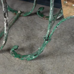 Pamono Antique 19th Century Victorian Wrought Iron & Wood Garden Seats, 1890, Set of 4 Discount