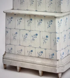 Pamono Antique Tiled Stove Cabinet, 1900 New