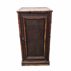 Pamono Antique Tortoiseshell Bamboo Bedside Table, Late 1800s Sale
