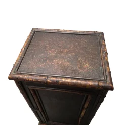 Pamono Antique Tortoiseshell Bamboo Bedside Table, Late 1800s Sale