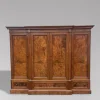 Pamono Antique Victorian Burr Walnut Breakfront Wardrobe, 1860s