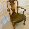 Pamono Antique Victorian Carved Walnut Desk Chair, 1880s Hot